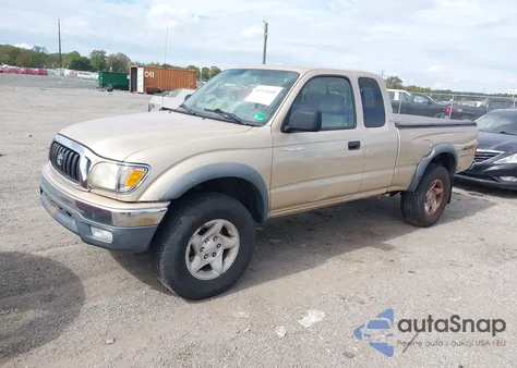 2001 Toyota Tacoma Base V6 from USA, damaged, VIN 5TEWN72NX1Z816602